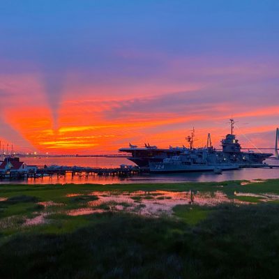 Charleston Battleship Sunset
